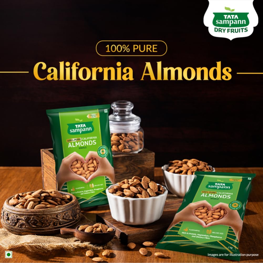 Tata Sampann
Premium California Almonds 500 g