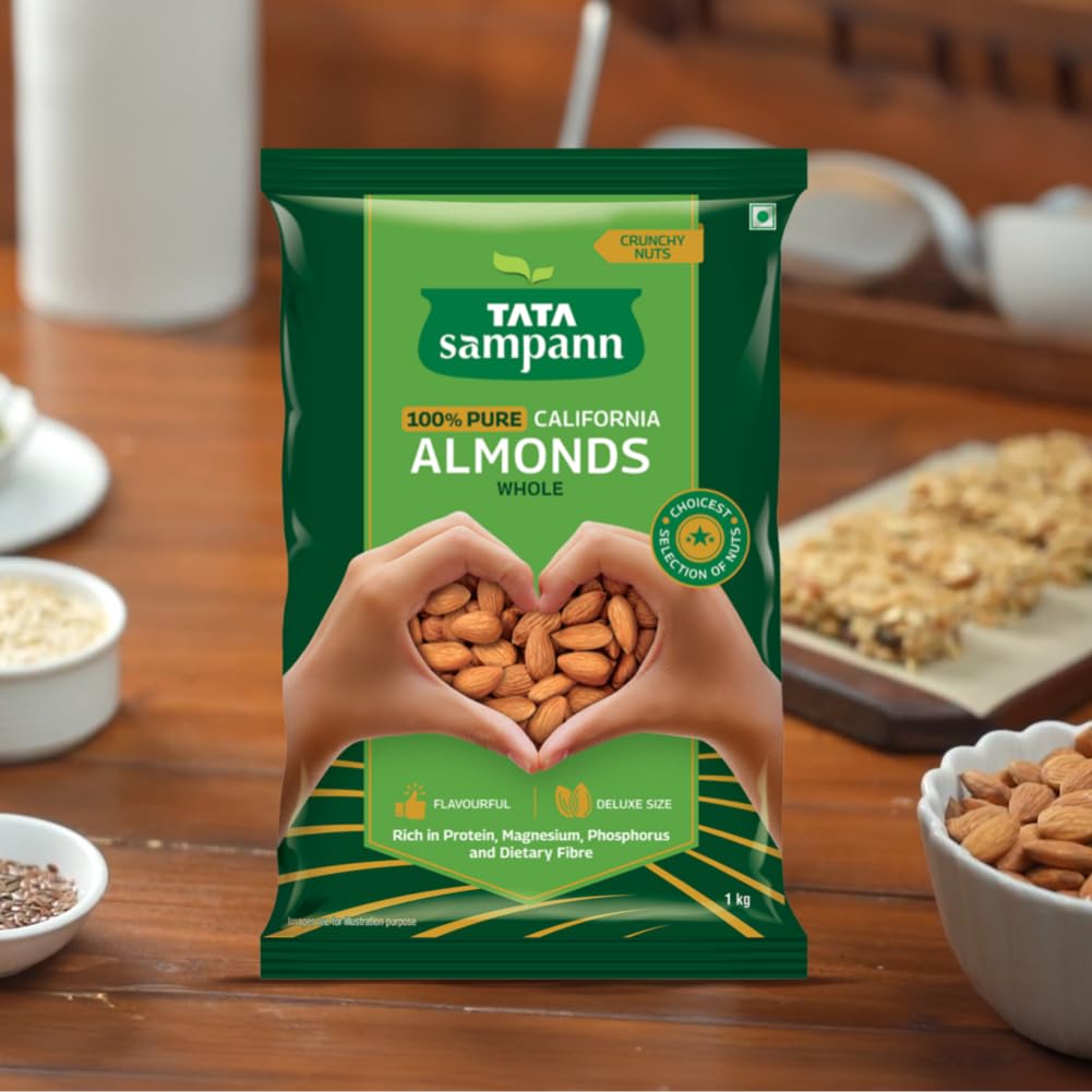 Tata Sampann
Premium California Almonds 500 g