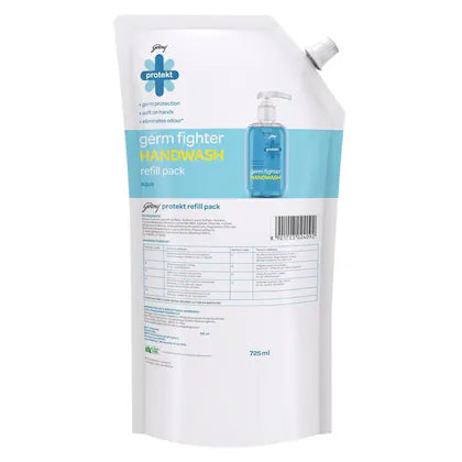 Godrej Protekt Germ Fighter Aqua Handwash Refill 725 ml