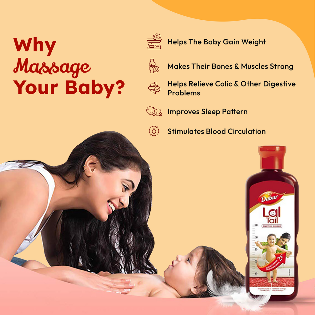Dabar Lal Tail Ayurvedic Baby massage oil 200gm
