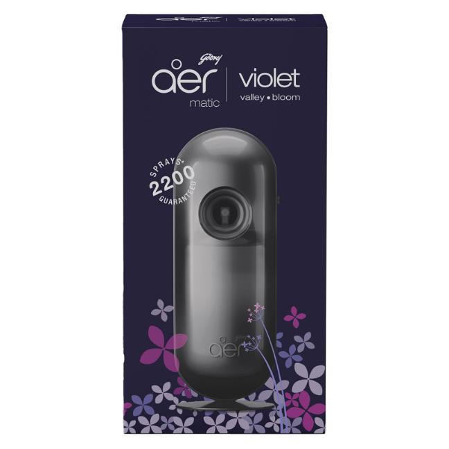 Godrej Aer Matic Violet Bloom Mach - Combi
