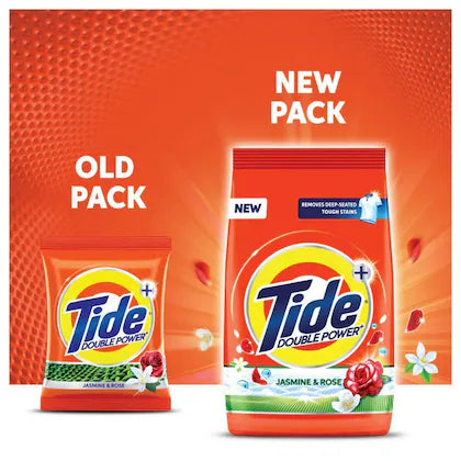 Tide Double Power Jasmine & Rose Detergent Powder 1 kg