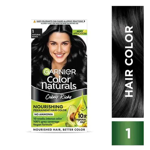 Garnier Colour Naturals Hair Colour 70ml+60g (natural black
