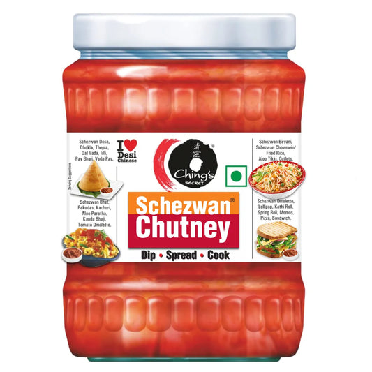 Ching’s Secret Schezwan Chutney, Spicy & Tangy, Dip, Spread, Cook 590gm