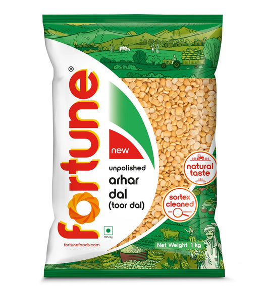 Fortune Unpolished Arhar Dal 1kg