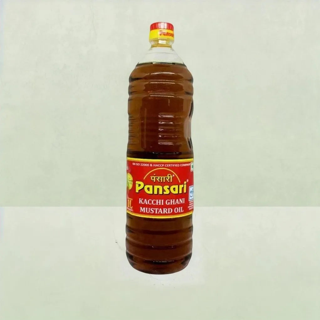 Pansari Kachi Ghani Mustard Oil (Bottle)