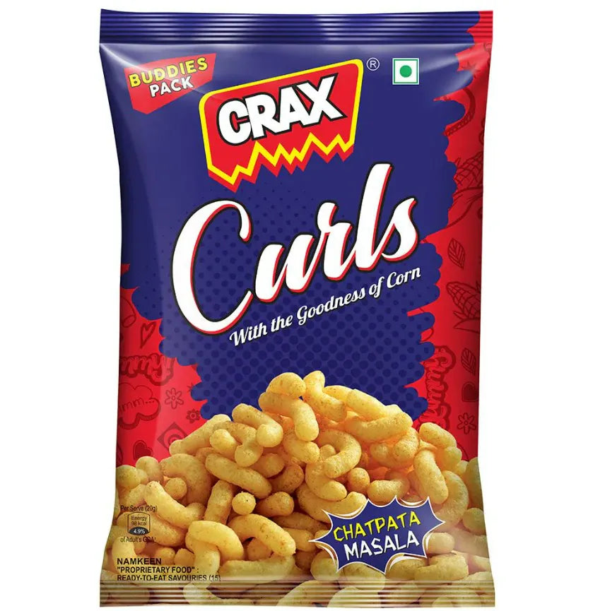 Crax Curls Chatpata Masala Crisps