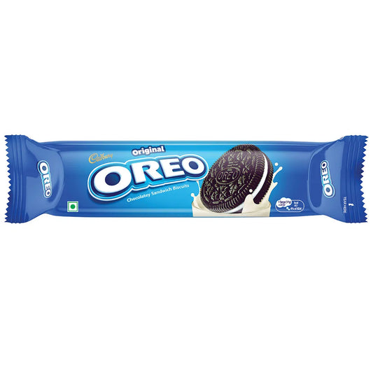 Cadbury Oreo Vanilla flavour Cookie Crème Sandwich Biscuit | Mega Family Pack