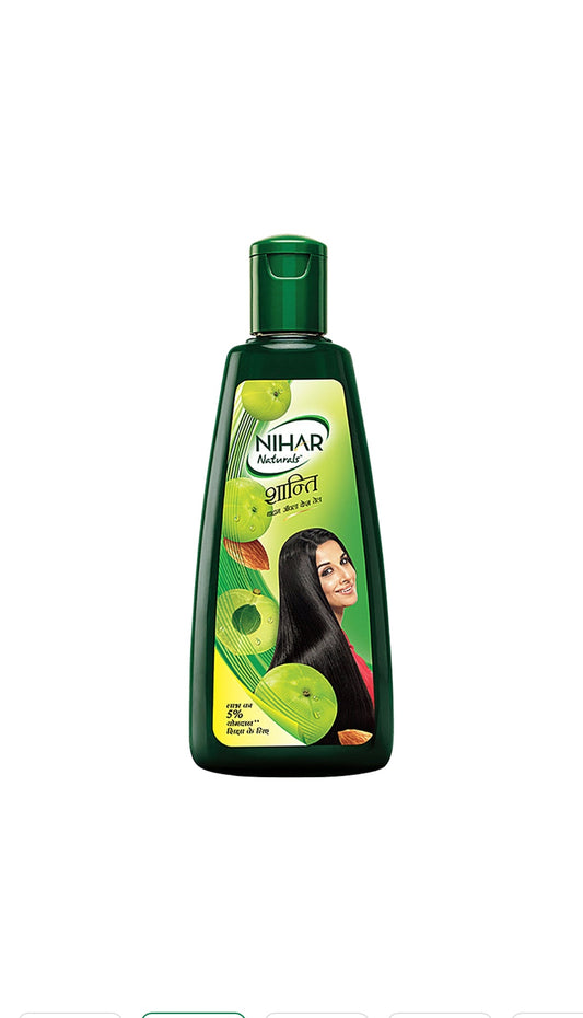 Nihar Shanti Amla, Natural Amla and Badam hair oil 80ml