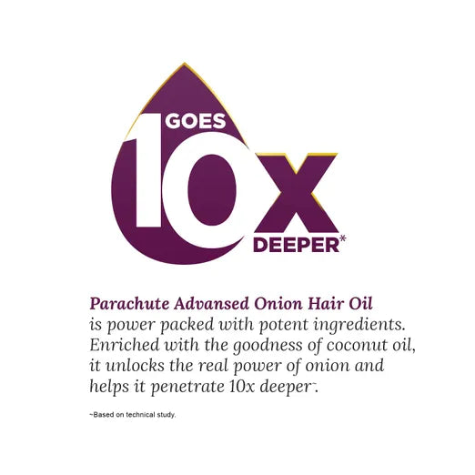 Parachute Advance Onion Hair Oil, Growth Hair Oil 100ml