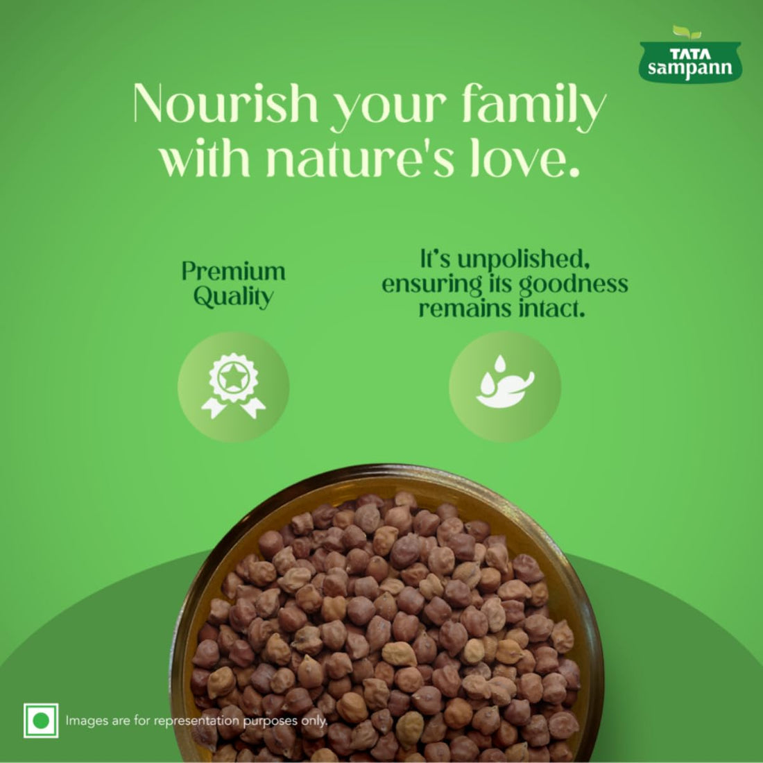 Tata Sampann

Kala Chana 500g