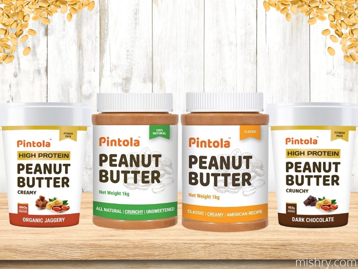 Pintola Peanut Butter Natural Crunchy 1 Kg