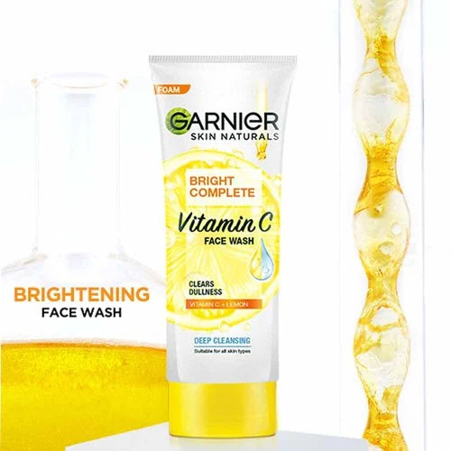 Garnier Bright Complete Vitamin C Face Wash 100 gm