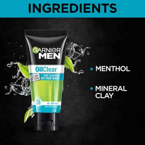 Garnier Men Oil Clear Facewash 50gm