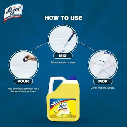 Lizol Citrus Disinfectant Surface Cleaner 5 L