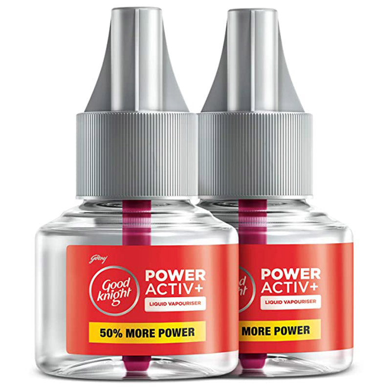 Good Knight Power Active + Twin Reffil Pack (90ml)