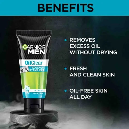 Garnier Men Oil Clear Facewash 50gm