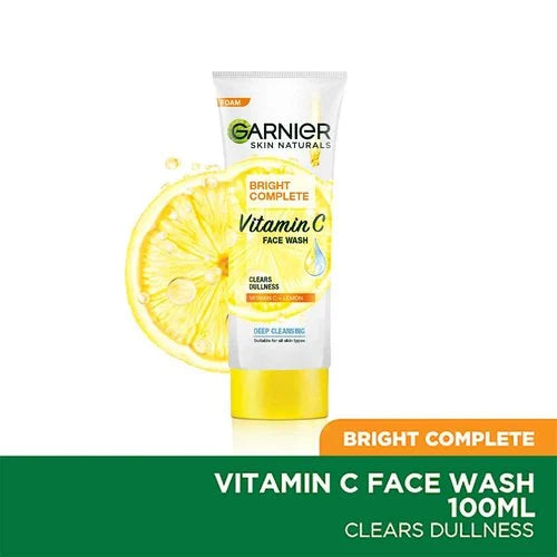 Garnier Bright Complete Vitamin C Face Wash 100 gm