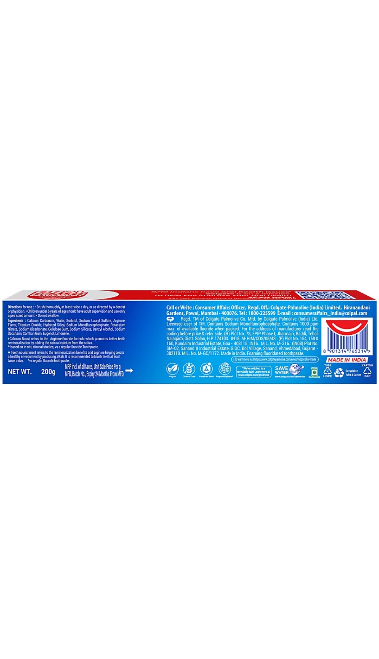 Colgate Strong teeth 200g