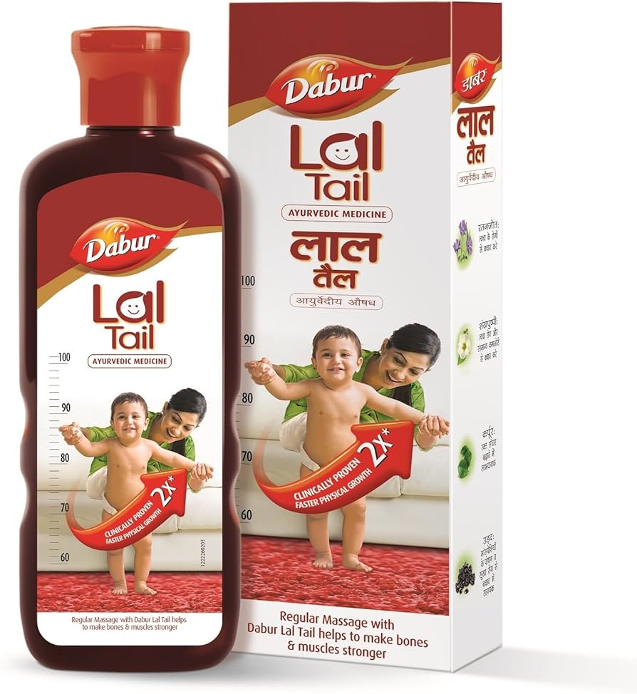 Dabar lal Tail Ayurvedic Baby massage oil 500gm