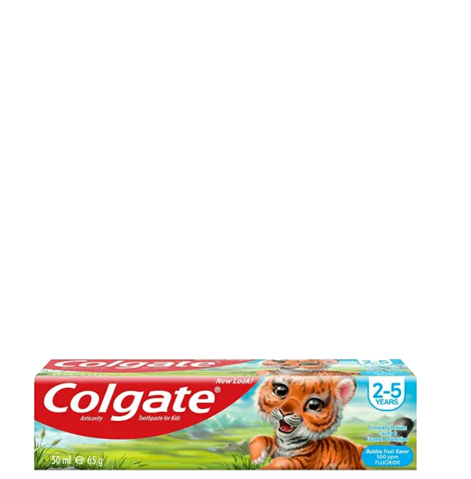 Colgate® Kids
Colgate ® Kids Anticavity Toothpaste(2-5 years)