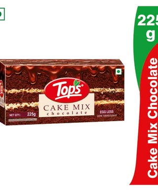 TOPS Cake Mix - Chocolate (100% Vegetarian) 225Gm Carton