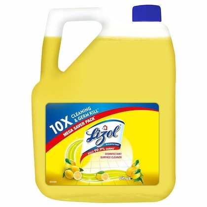 Lizol Citrus Disinfectant Surface Cleaner 5 L