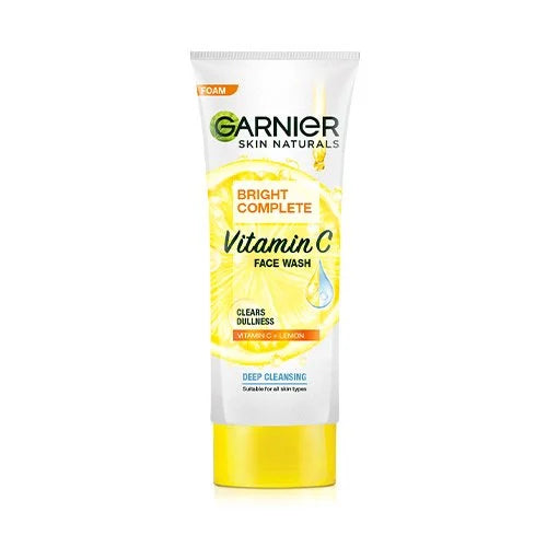 Garnier Bright Complete Vitamin C Face Wash 100 gm