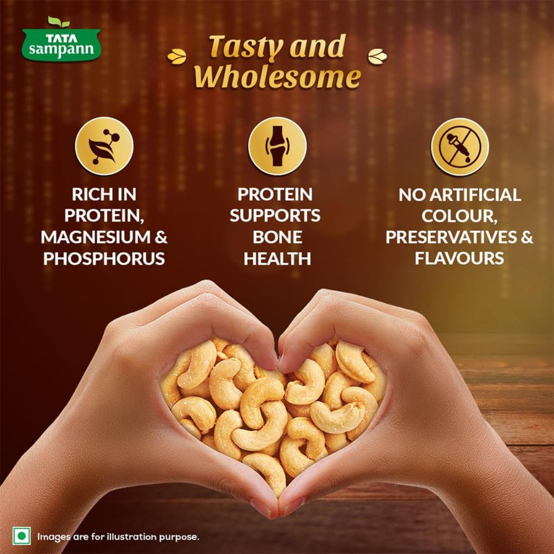 Tata Sampann
Salted & Roasted Cashew