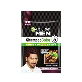 Garnier Colour Shampoo Based hair Colour Pouch (Burgundy)