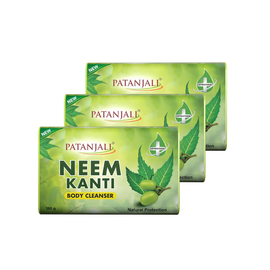 Patanjali Neem Kanti Body Cleanser   (150*3)