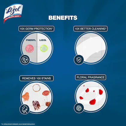 Lizol Floral Disinfectant Surface Cleaner 975 ml