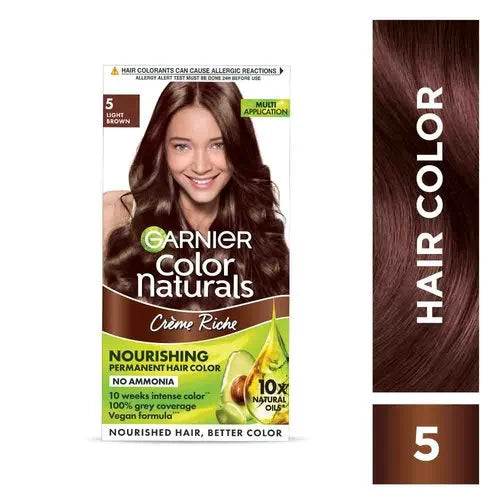 Garnier Colour Naturals Hair Colour 70ml+60gm(Light Brown)