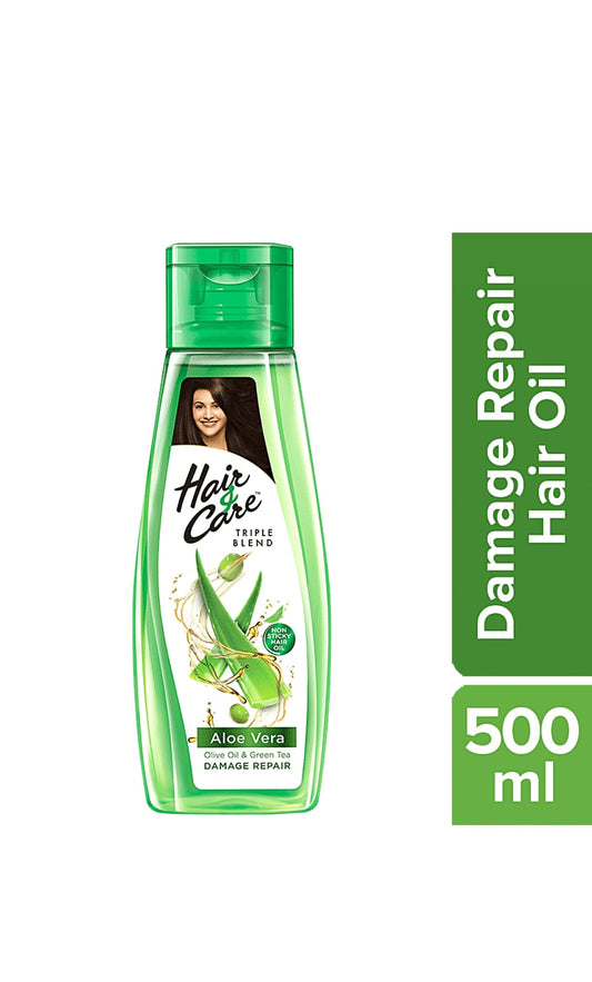 Hair & Care Triple Blended Damage Repair Non sticky Hair Oil With Aloe Vera 500ml