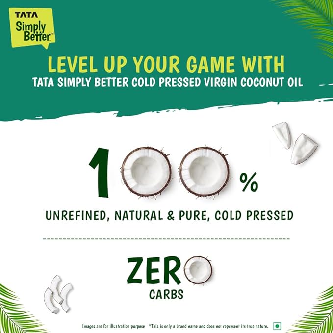Tata Simply Better
Virgin Cold Pressed Coconut Oil 1L