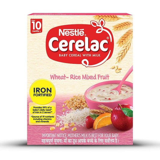 Nestle Cerelac 10 Wheat Rice Mixed Fruit