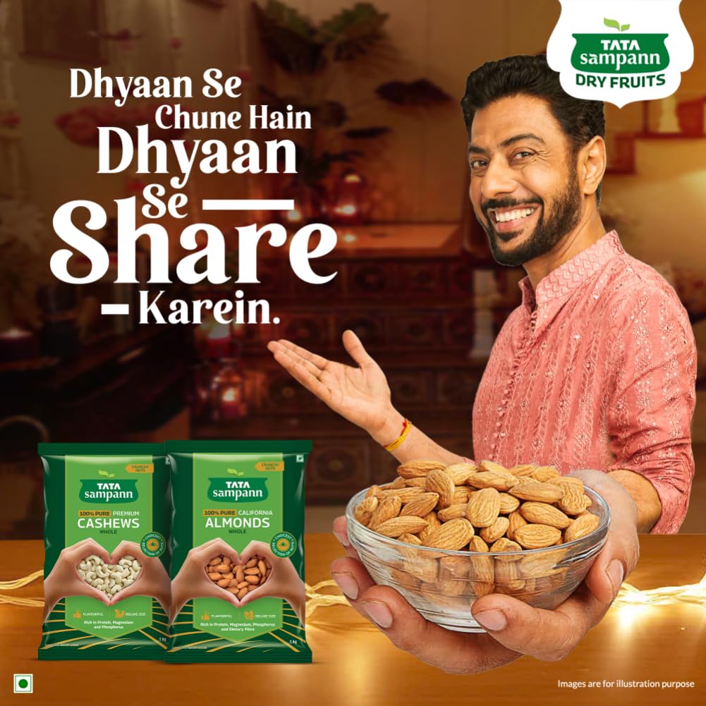 Tata Sampann
Premium California Almonds 500 g