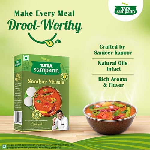 Tata Sampann

Sambar Masala 100 gm