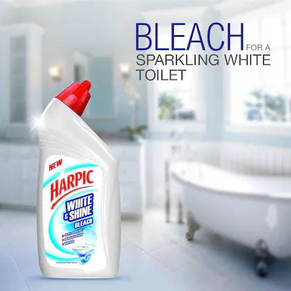 Harpic White & Shine Bleach Disinfectant Toilet Cleaner 500 ml