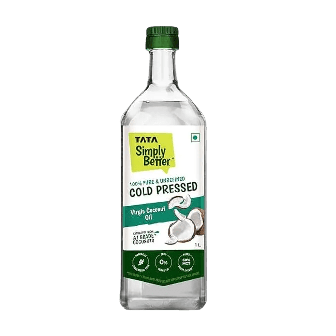 Tata Simply Better
Virgin Cold Pressed Coconut Oil 1L
