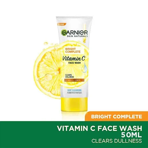 Garnier Bright Complete Vitamin C Face Wash 50gm