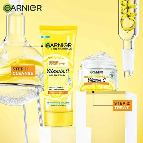 Garnier Bright Complete Vitamin C Gel Face Wash 100gm