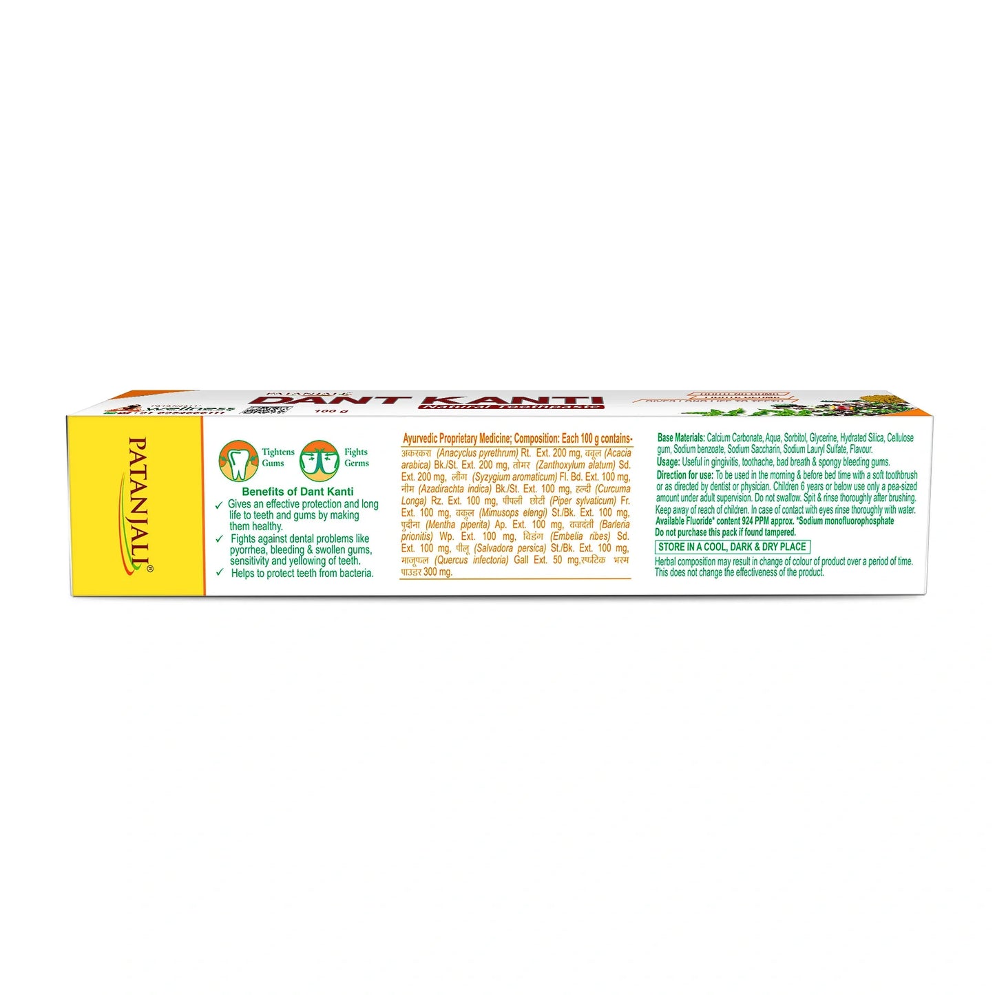 Patanjali Danthkarti Natural Toothpaste 100gm