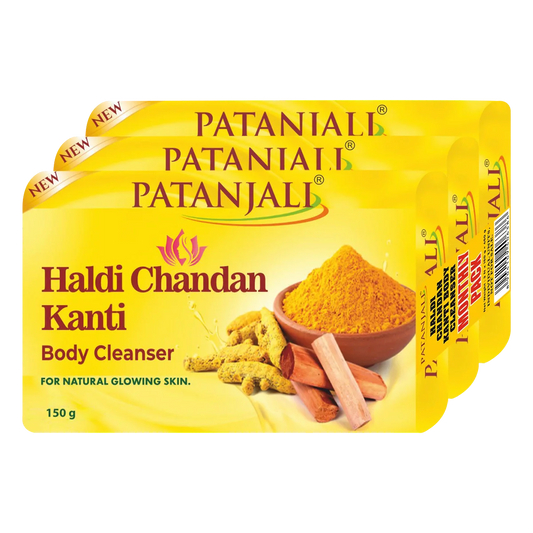 Patanjali Chandan Kanti Body Cleanser pack 150*3