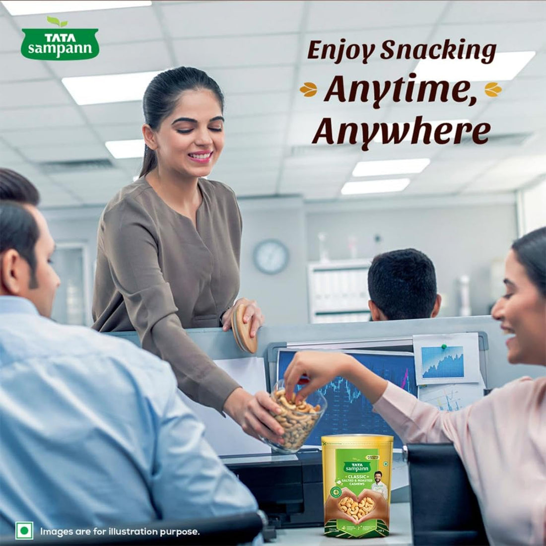 Tata Sampann
Salted & Roasted Cashew