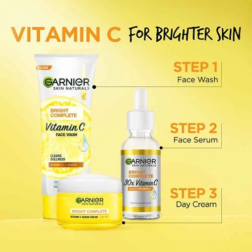 Garnier Bright Complete Vitamin C Face Wash 50gm