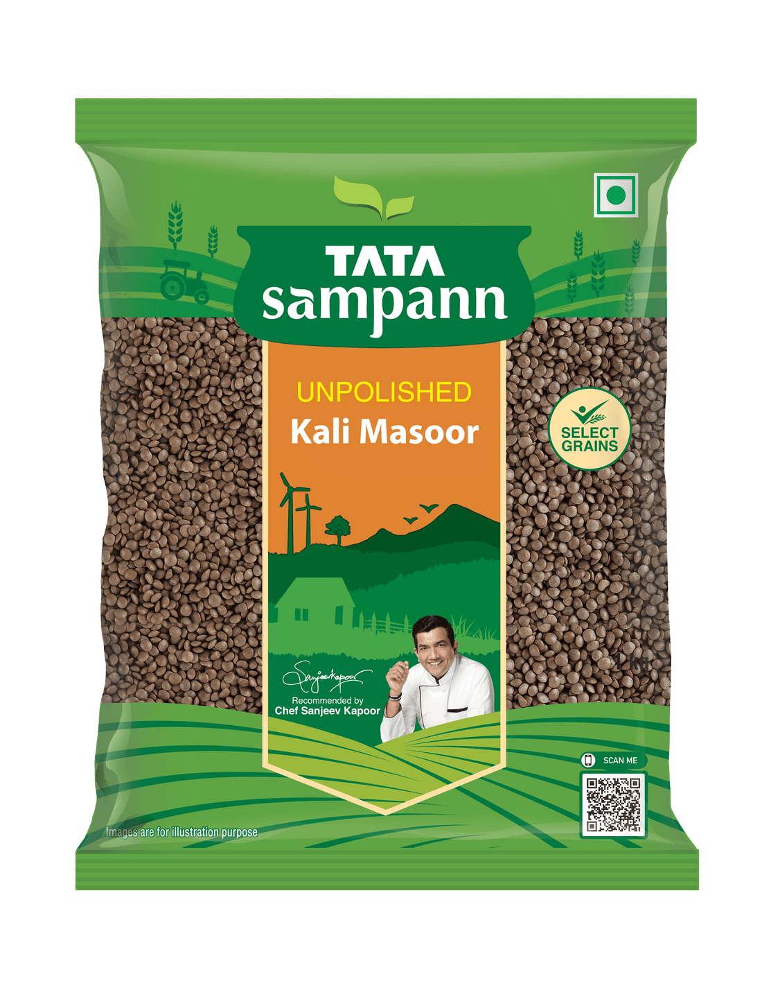 Tata Sampann
Kali Masoor 500g