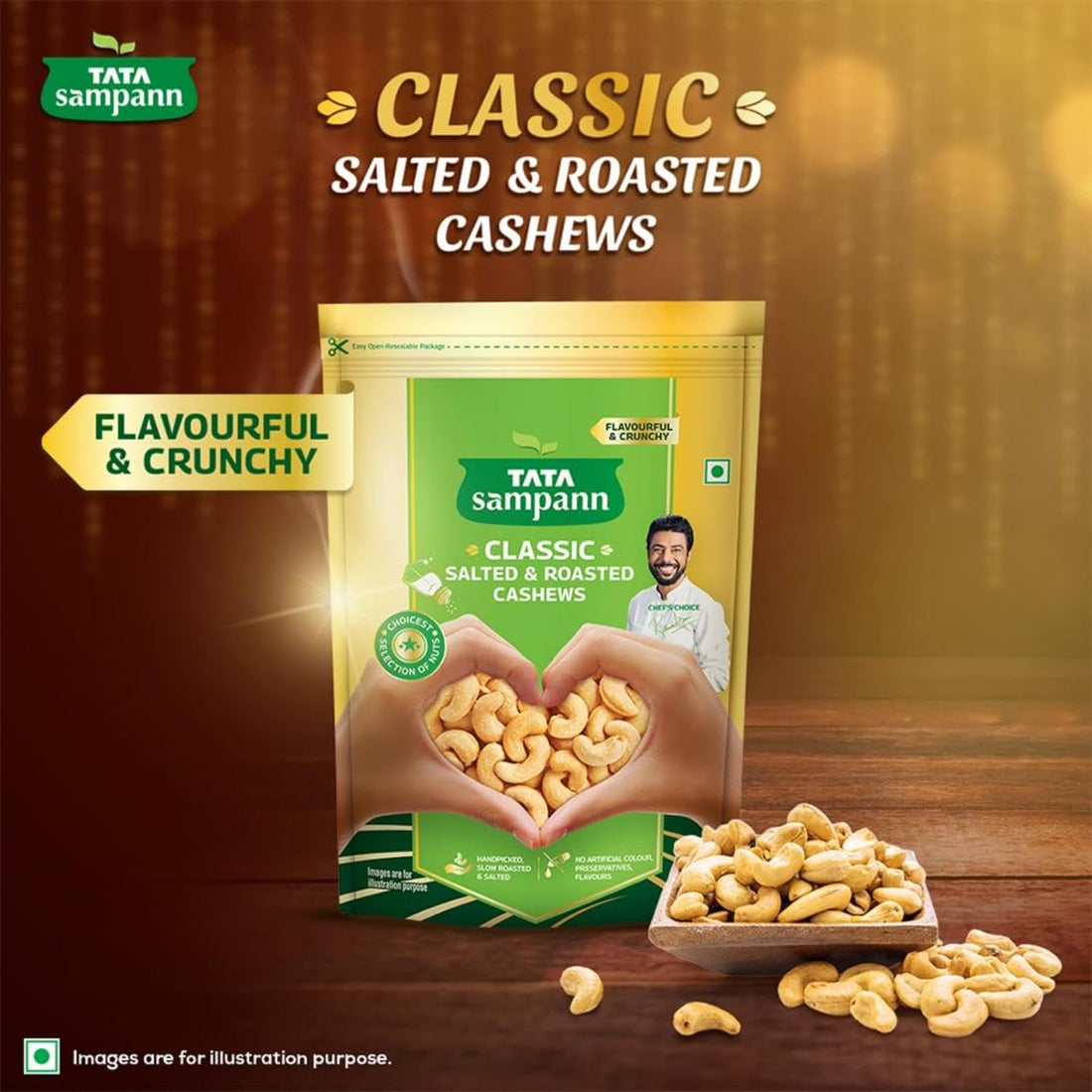 Tata Sampann
Salted & Roasted Cashew