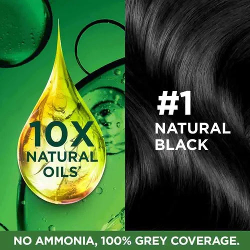 Garnier Colour Naturals Hair Colour  70ml+60g (natural black