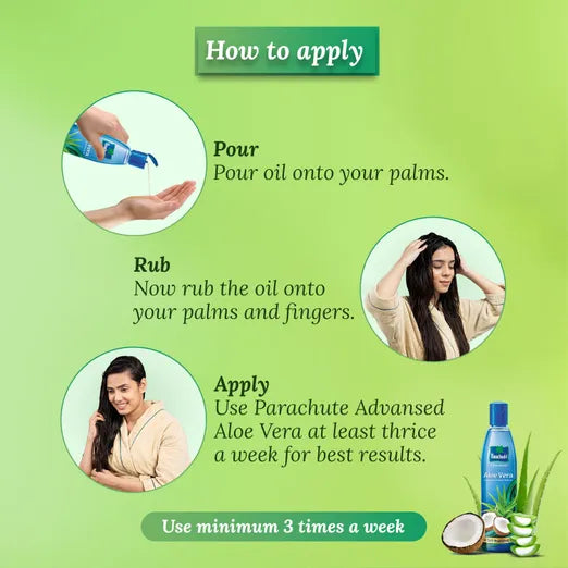 Parachute Advance Aloe Vera Enrichedl Coconut Oil 200m